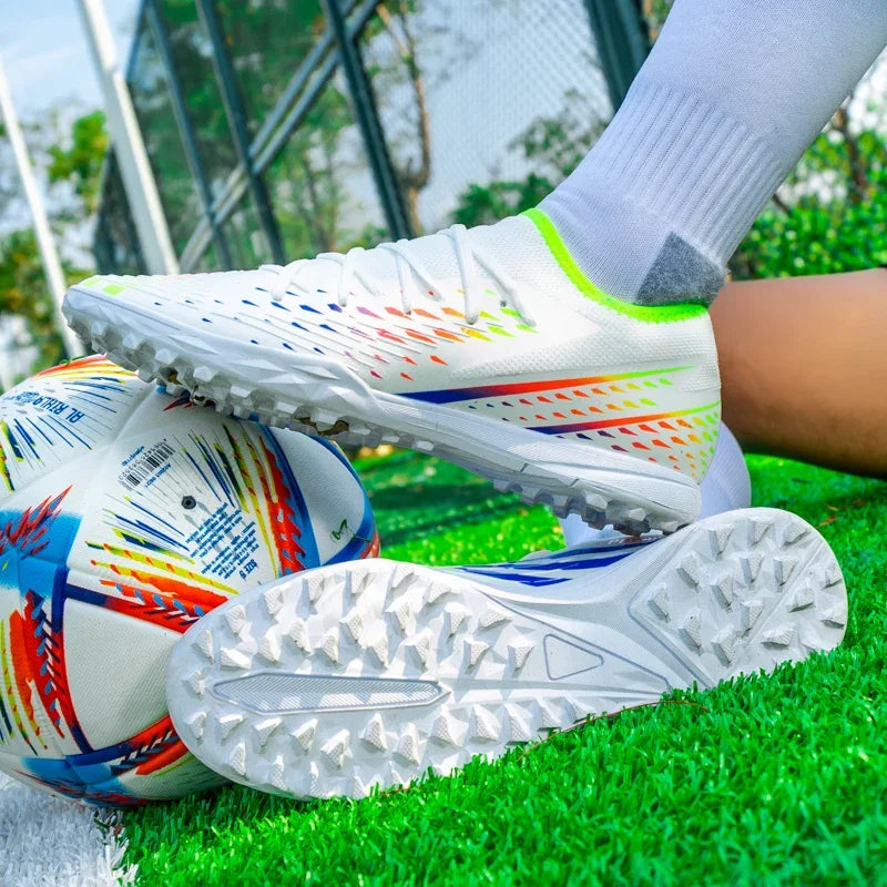 Original Men Soccer Cleats Shoes Sneakers Kids Futsal Training Non Slip Football Shoes for Boy Free Shipping Fast Football Boots